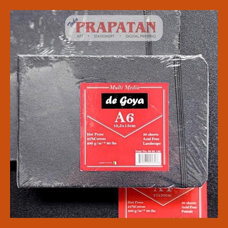 

[ PERALATAN LUKIS / GAMBAR ] DE GOYA STITCH WATERCOLOR BOOK HP 200GSM| BUKU CAT AIR PACKING AMAN