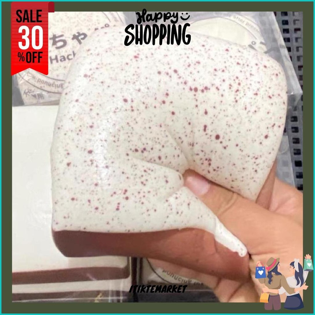 Squishy Jumbo Mousse Cotton Toast Super Soft Sticky Slow Rising / Jumbo Mousse Toast Super Soft Slow