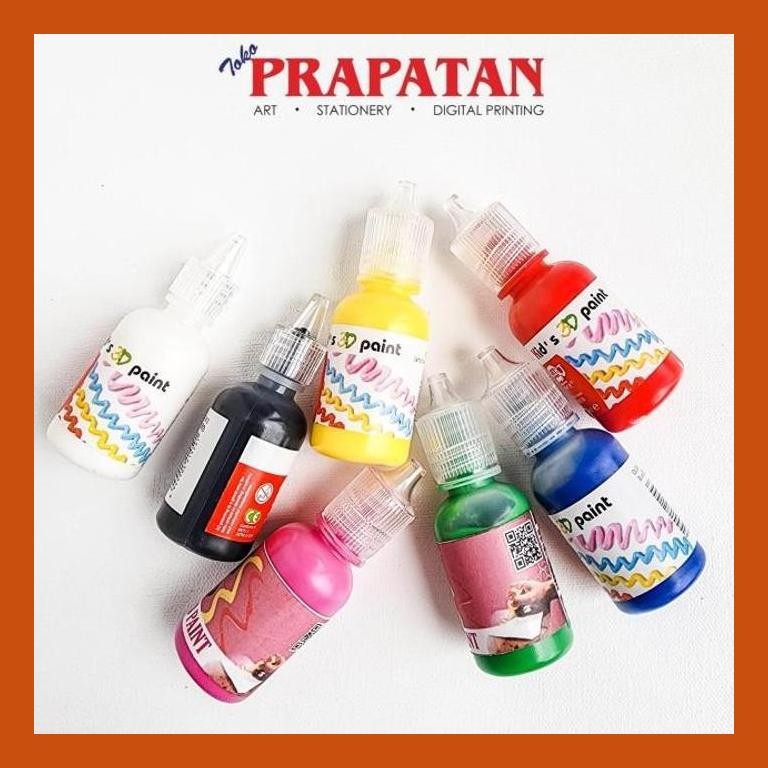 

[ PERALATAN LUKIS / GAMBAR ] KIDS 3D ACRYLIC PAINT ART RANGERS XPRESSION 30ML SIAP KIRIM