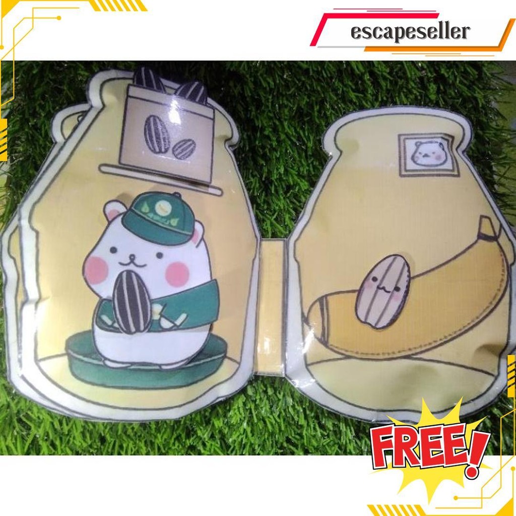 Paper Squishy Book Hamster Banana Milk Big Size | Craft Papper Terlaris