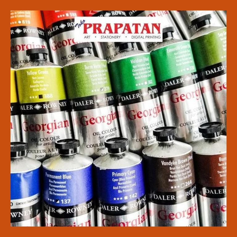 

[ PERALATAN LUKIS / GAMBAR ] DALER ROWNEY GEORGIAN OIL PAINT 225 ML / CAT MINYAK GEORGIAN 225 ML PACKING AMAN