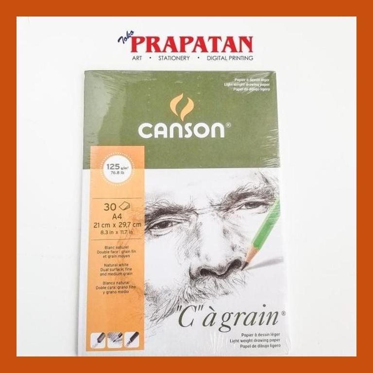 

[ PERALATAN LUKIS / GAMBAR ] CANSON CAGRAIN SKETCHBOOK A4 125GSM DRAWING PAPER PACKING AMAN
