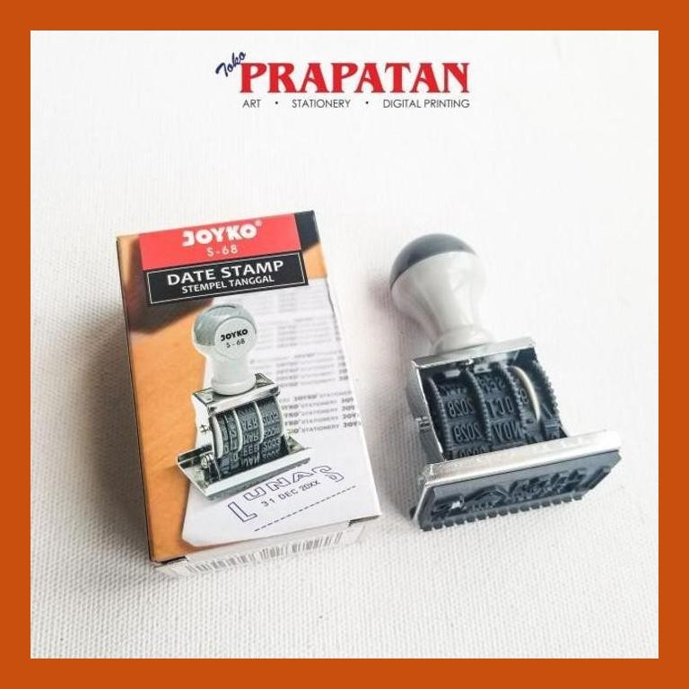 

[ PERALATAN LUKIS / GAMBAR ] DATE STAMP / STEMPEL TANGGAL JOYKO S-68 PACKING AMAN