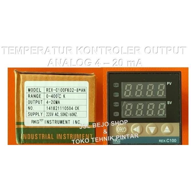 TEMPERATURE CONTROLLER PID OUTPUT ANALOG 4 -20 MA TERBARU