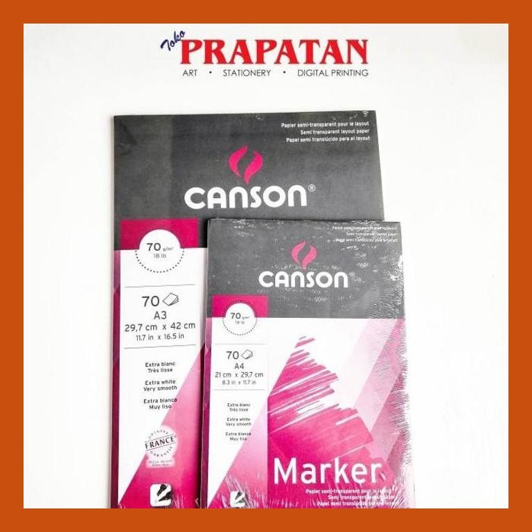 

[ PERALATAN LUKIS / GAMBAR ] CANSON MARKER PAD A4/A3 | MARKER SKETCHBOOK PACKING AMAN