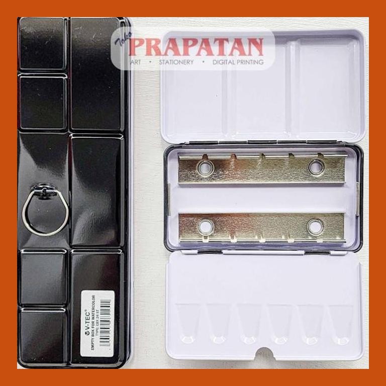 

[ PERALATAN LUKIS / GAMBAR ] V-TEC EMPTY BOX FOR WATERCOLOR EBX12ST SIAP KIRIM