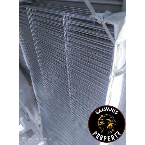 Ram Pagar Galvanis Jarak Jeruji 1 Cm P120 X 50 Cm / Ram Kandang Burung