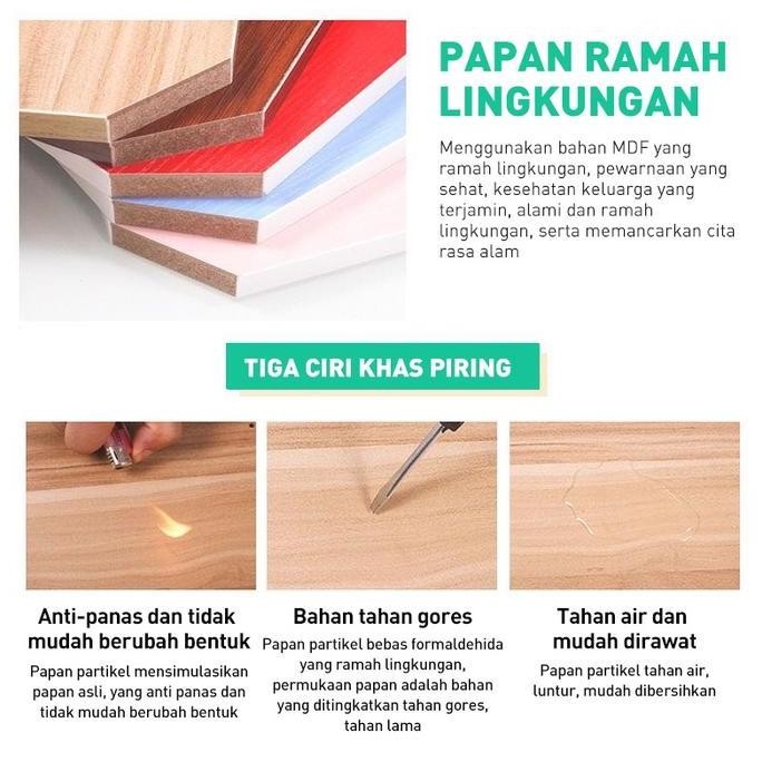 

Terlaris Rak Buku Meja Belajar Tempat Penyimpanan Berkas Kerja Kantor Minimalis Modern Serbaguna Adjustable Kayu Ready Stok