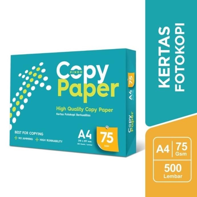 

Kertas HVS A4 75Gram / Kertas HVS Copy Paper A4 / Kertas Fotocopy A4