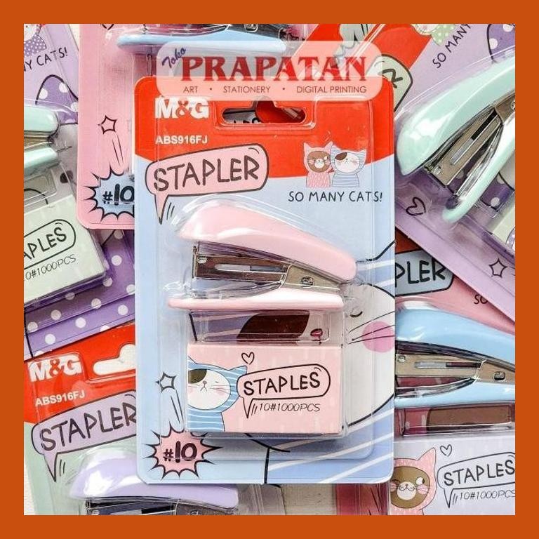 

[ PERALATAN LUKIS / GAMBAR ] M&G STAPLER ABS916FJ | STEPLER JEPRETAN COD