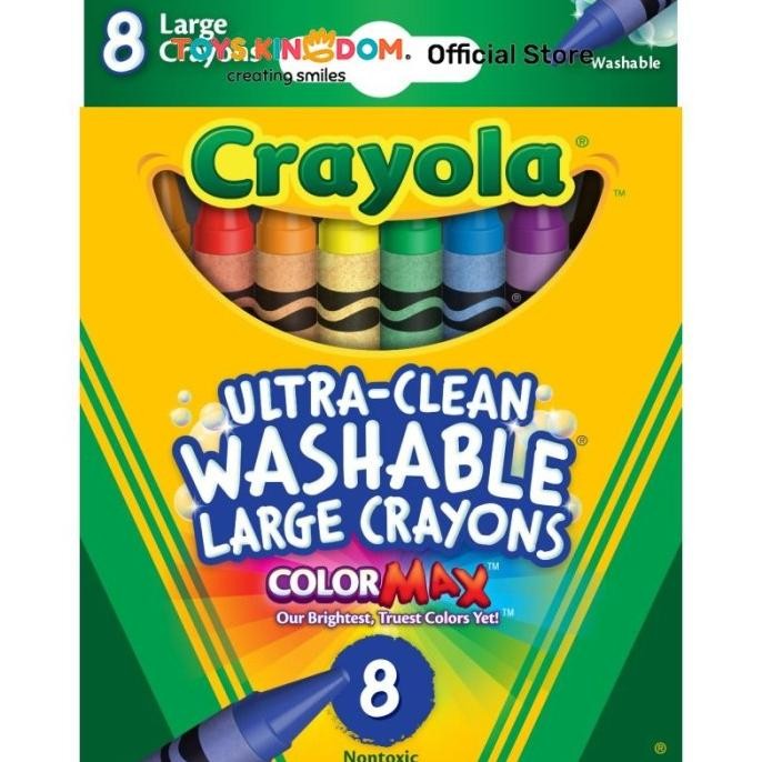 

Crayola Set Krayon Warna Large 8 Pcs