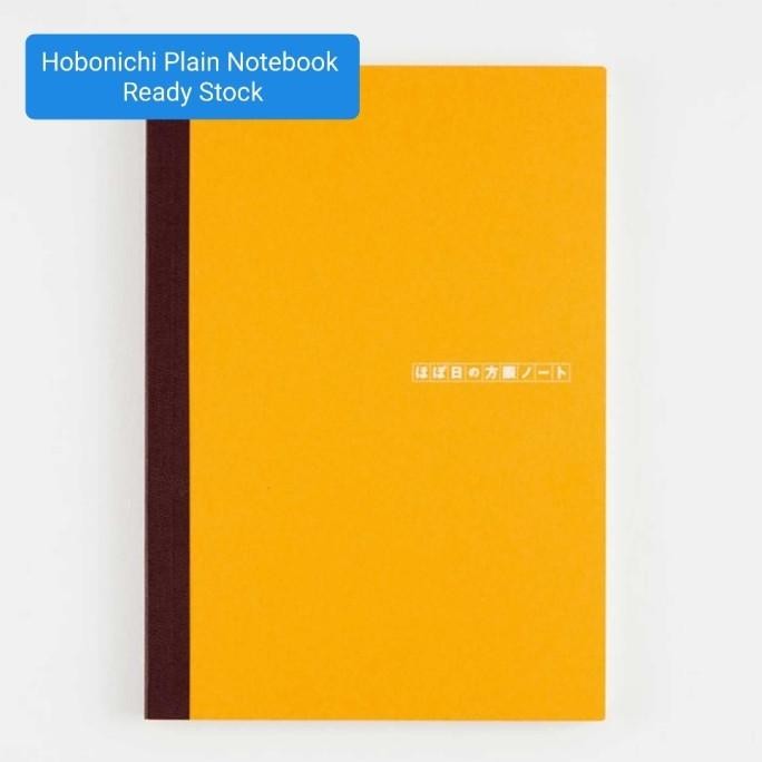 

Hobonichi Plain Notebook Grid, Tomoe River paper, A6 & A5
