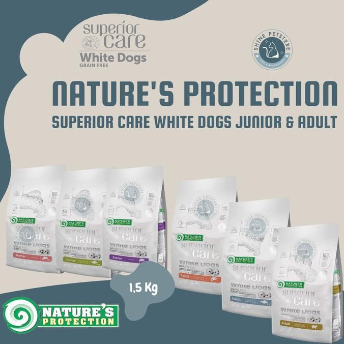 Dogfood Natures Protection Superior Care White Dog Junior Adult 1.5 kg