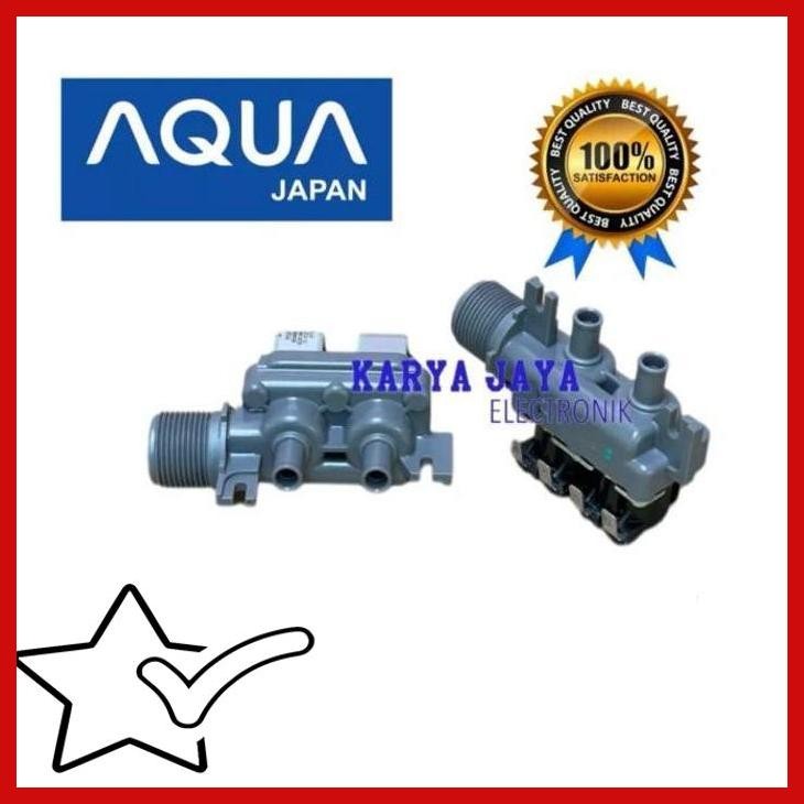 [KJE] SELENOID WATER INLET MESIN CUCI SANYO AQUA 2 INLET - SELENOID MESIN CUCI AQUA