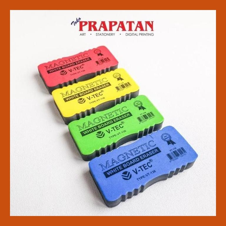 

[ PERALATAN LUKIS / GAMBAR ] V-TEC MAGNETIC WHITEBOARD ERASER VT-136 / PENGHAPUS PAPAN TULIS COD