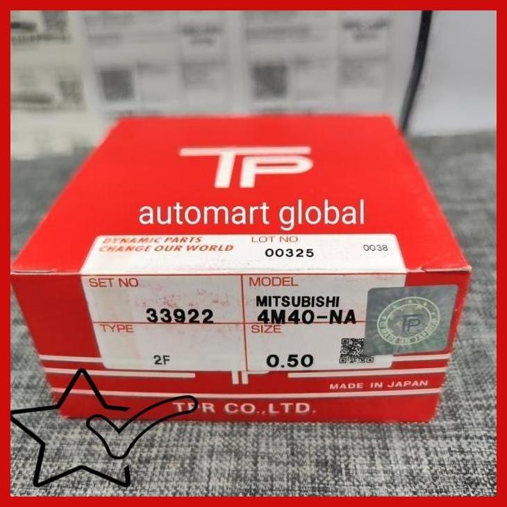 [AMG] RING PISTON MITSUBISHI L200 4M40 4MM JAPAN