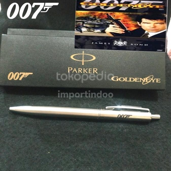 

NEW bolpoint pulpen parker keren dan mewah 007 james bond stainless