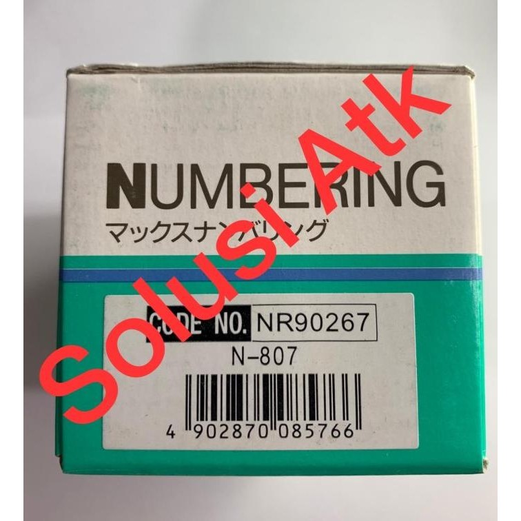 

Max numbering nomerator N-807
