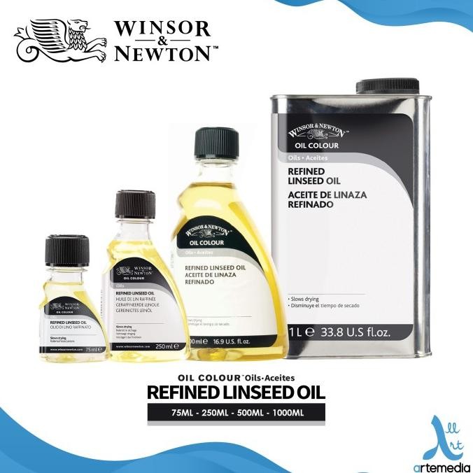 

Medium Cat Minyak Winsor & Newton Refined Linseed Oil Painting