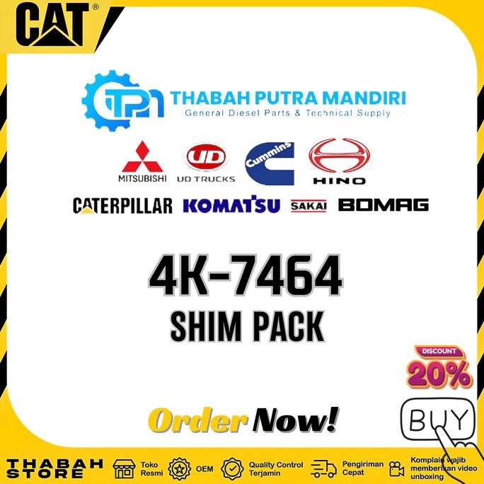 4K7464/4K-7464 : SHIM PACK CATERPILLAR PARTS 1204T