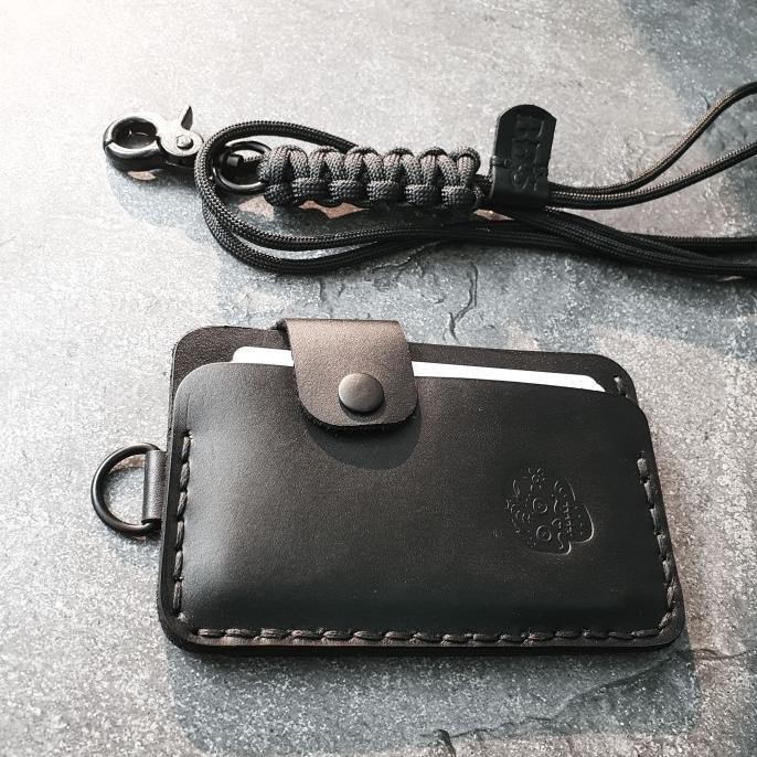 

TERLARIS - BDS METRO Leather Wallet Lanyard ID card Holder , double function
