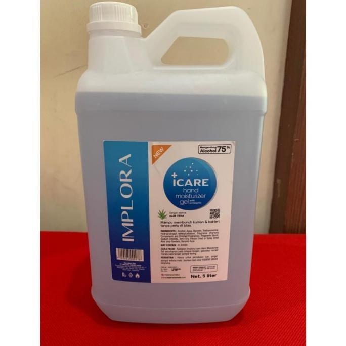 hand sanitizer gel i care implora 5lt/5ltr/5liter