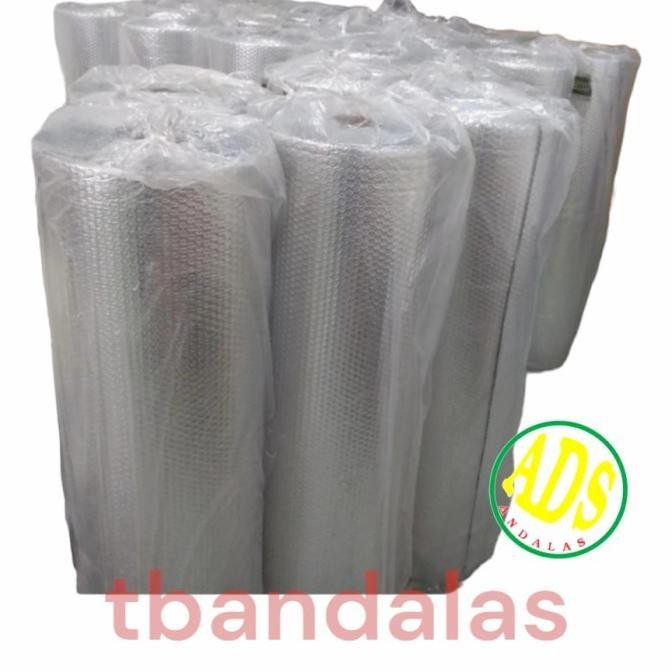 TERMURAH - Alumunium foil bubble Peredam panas atap seng  genteng 1 roll 25 meter