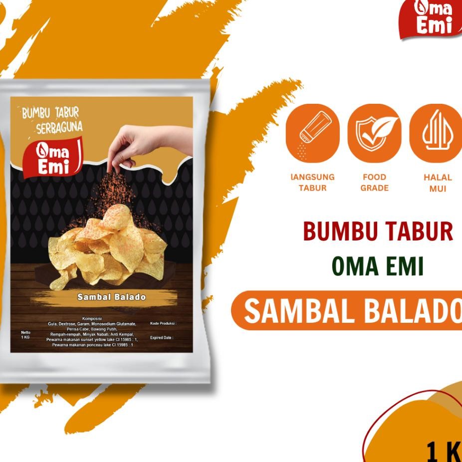 

Bumbu Tabur Ambal Balado 1G