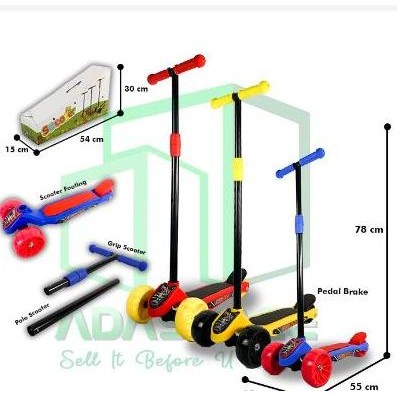 SCB06-03 SCOOTER YOTTA TOYS BOYS ANAK MAINAN RODA SKUTER 1304T