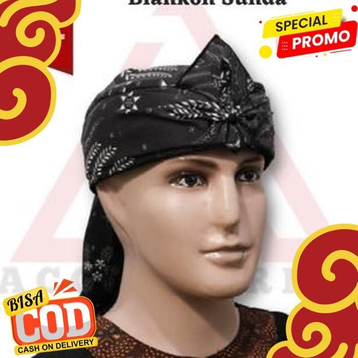 Trending Iket Blankon Sunda Dewasa & Anak Tradisional Model Tutup Udeng Batik Topi Cowok