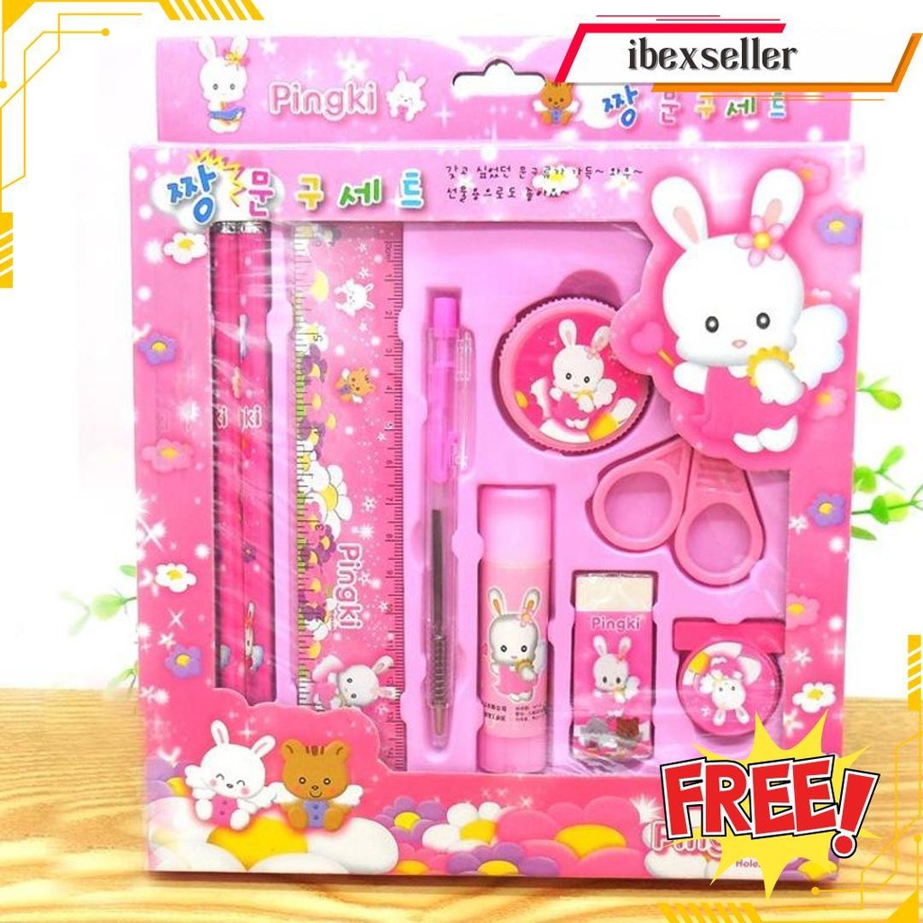 

2009 Pensil Set 9 In 1 Alat Tulis Sekolah Anak Lengkap Bisa Cod