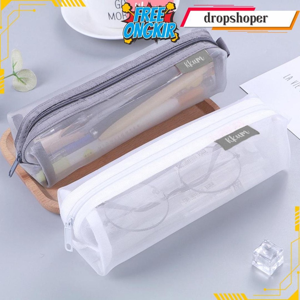 

Kotak Pensil Korea Pouch/ Tempat Pensil Transparant Simple Bening/Pencil Case Lucu Bisa Cod