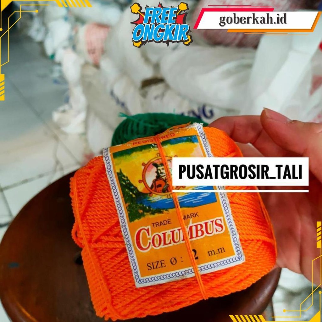 

Tali Tambang 2Mm / Tali Tambang Kecil 2 Mm Hitam Colombus Bagus +/- 250 Gram Siap Kirim