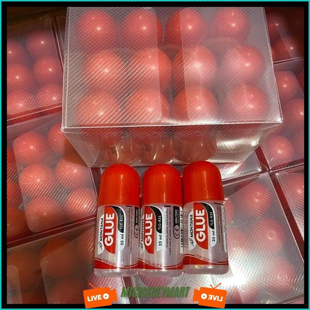 

(12Botol) Lem Cair Montana 35Ml Original Produk