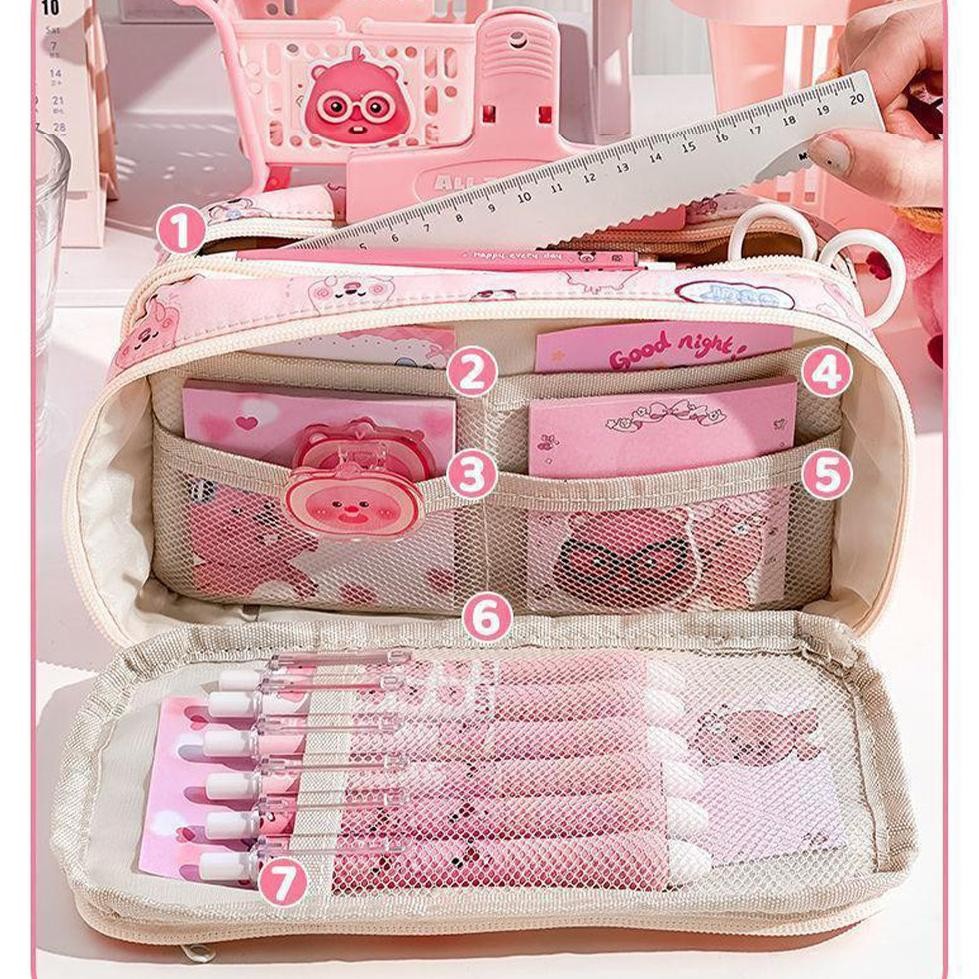 

TERLARIS Tas Pena Untuk Anak Tempat Alat Tulis Loopy Kapasitas Besar Tas Pensil Aesthetic Kotak Pensil Tempat Pencil Pasukan Sekolah e-65