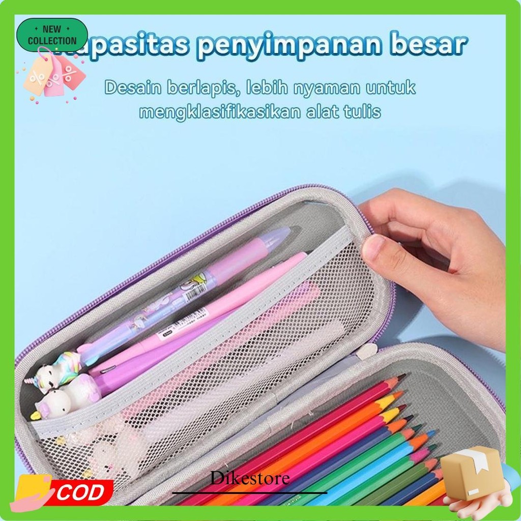 

Kotak Pensil 3D Tempat Pensil 3D Gambar Lucu Timbul Anti Air Waterproof Unicorn Elsa Frozen Dino Original Produk