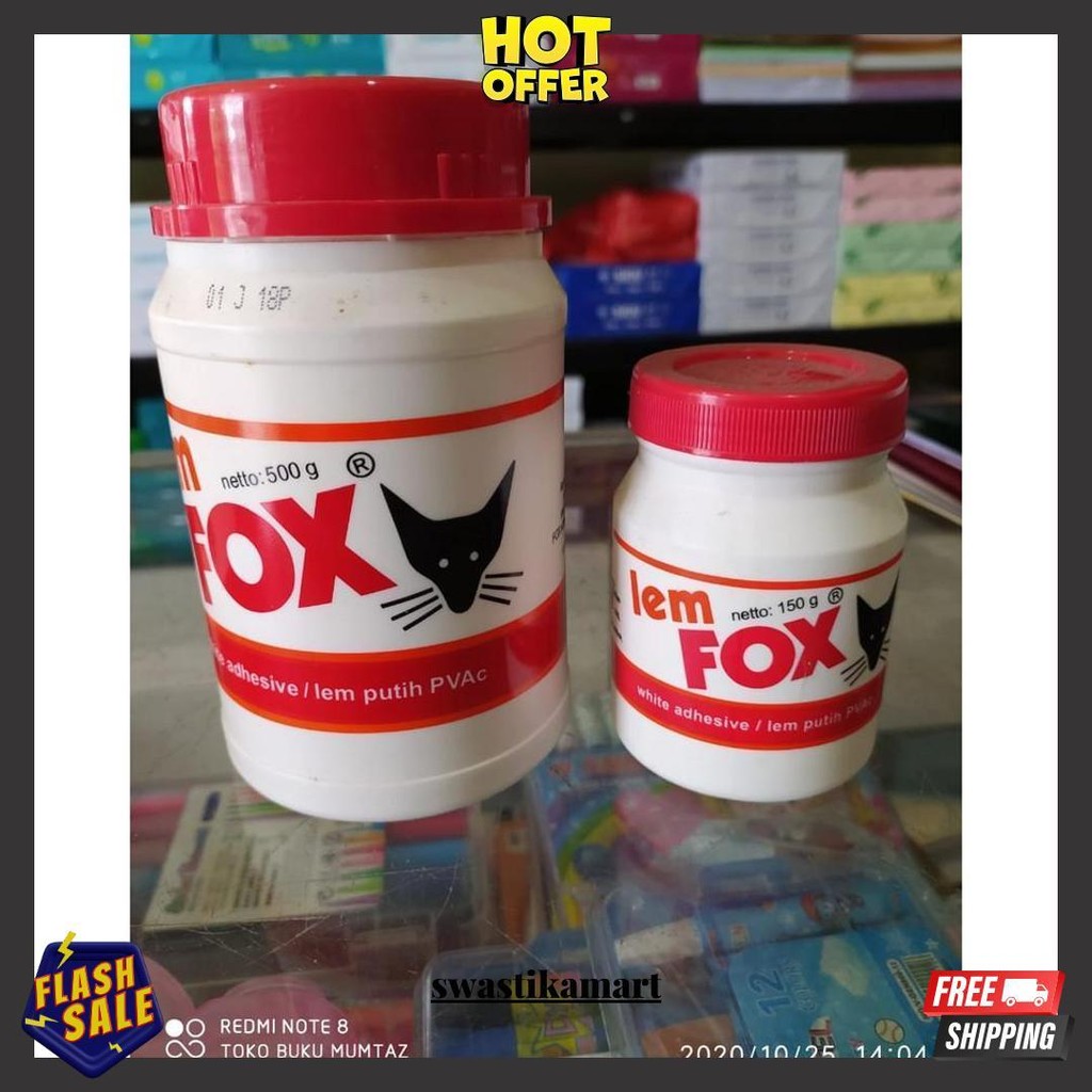 

Lem Fox Isi 150 Gr Terlaris