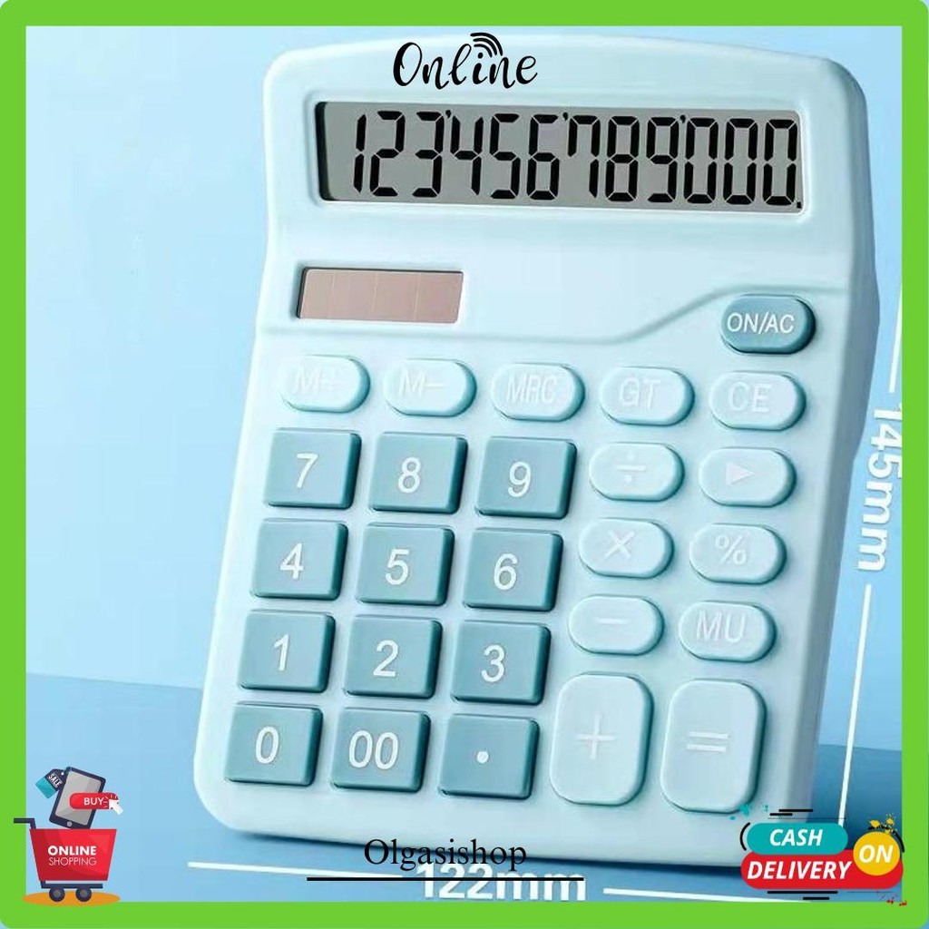 

Kalkulator Surya, Kalkulator Warna Bergaya 12-Bit Bisa Cod