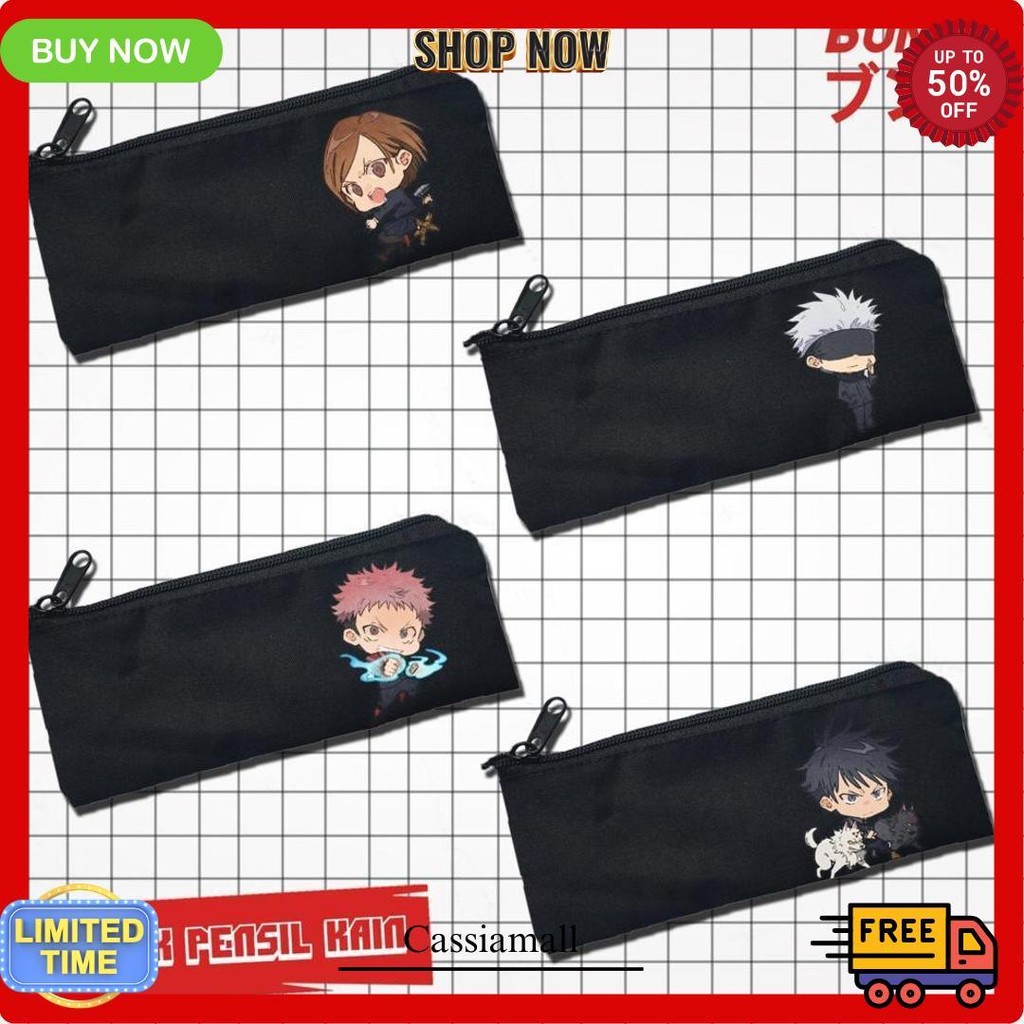 

Pouch Tempat Pensil Anime Jujutsu Kaisen Murah Bahan Kain Souvenir Pernikahan Bisa Bayar Ditempat Cod Original Produk