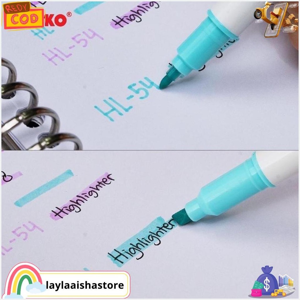 

Highlighter Penanda Joyko Hl-54 1 Set 6 Pcs 6 Warna Bisa Cod