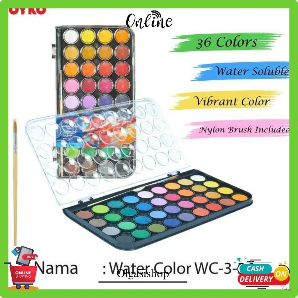 

Water Color / Cat Air Joyko Wc-3-36 Bisa Cod