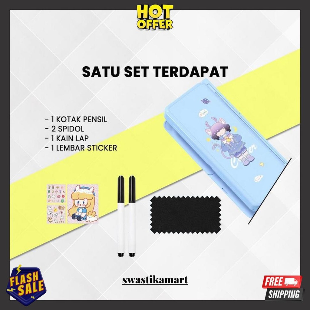 

Tempat Pensil 2In1 Multifungsi Dengan Tatakan Buku Dan Papan Tulis Praktis / Kotak Pensil Lipat Tempat Penyimpanan Alat Tulis Anak Sekolah / Pencil Case Book Holder Import Stockami A73 Terlaris