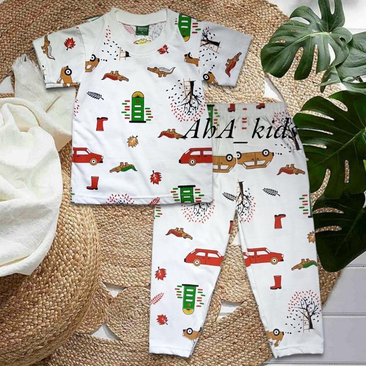 Baju Tidur Anak Cowok // Piyama Tidur Anak Usia 1 Tahun- 7Tahun