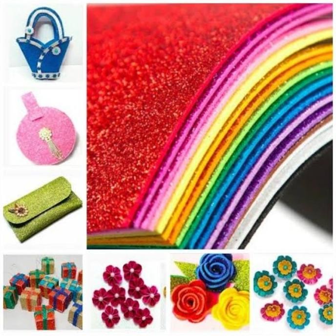 

NEW PRODUK EVA FOAM ART GLITTER 50X70CM PAPEL GOMA EVA SPARKLING !!!!!