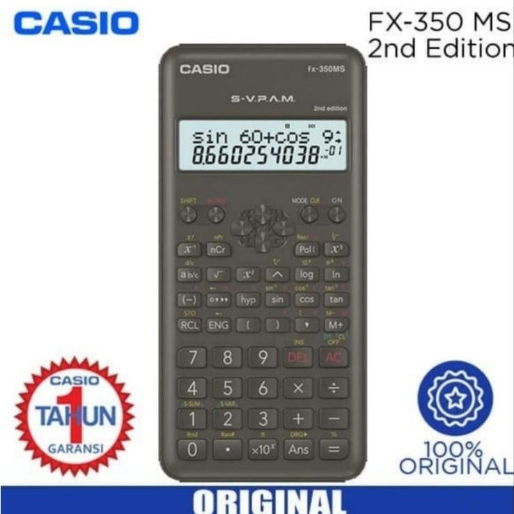 

dgh-43 CASIO FX-350MS - Scientific Kalkulator Terlaris