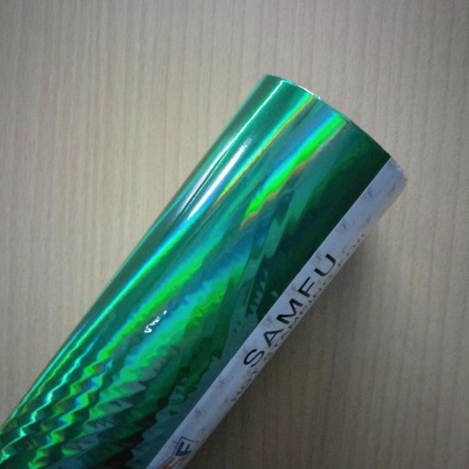TERBARU HOT STAMPING FOIL HOLOGRAM HIJAU GLOSY D04 