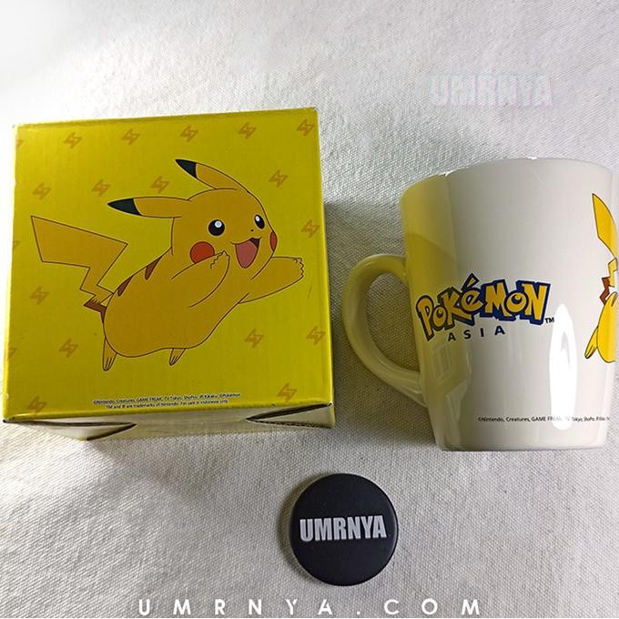 Sale Gelas Mug Pokemon Pikachu Bulbasaur Game Nintendo Merchandise Special Limited Asia Edition