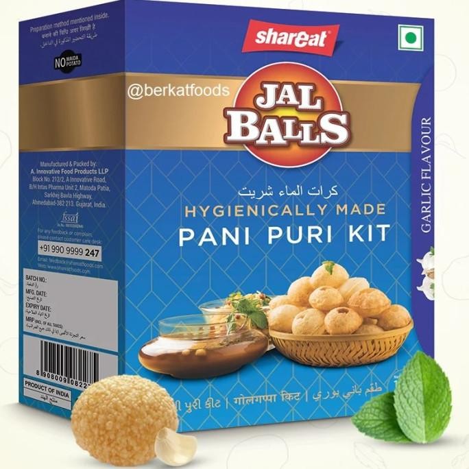 

favorit] Garlic Pani Puri Set Kit Shareat India / Paket Kerupuk Papad Bumbu Kuah Bawang Putih Manis Vegetarian
