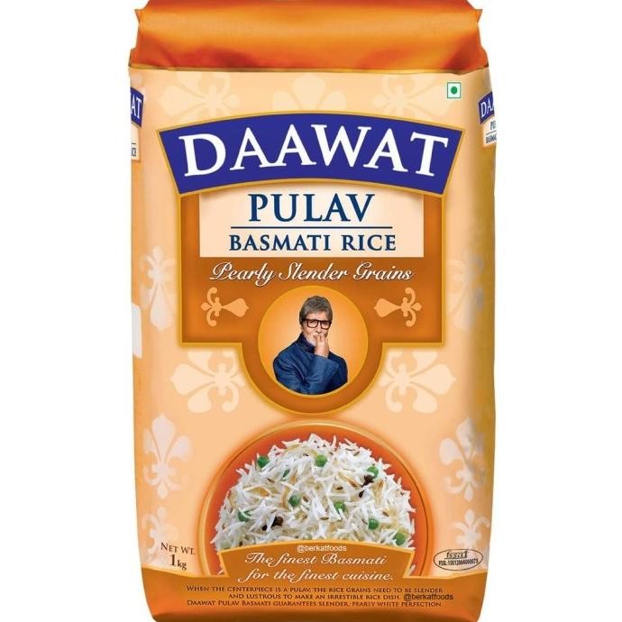 

:<:<:<:<] Basmati Rice Daawat Pulav Premium / Beras Basmaati India Pulau 1Kg