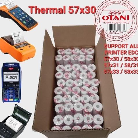 

TERBARU - Kertas thermal 57x30 otani kertas print thermal 57 x 30 OTANI